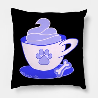 Dog Coffee Puppuccino Pillow