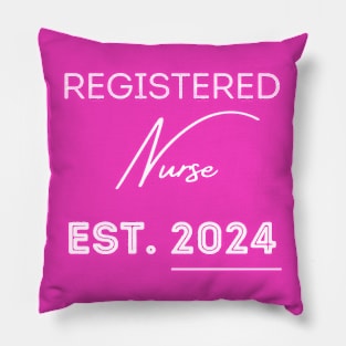 Registered Nurse est 2024 Pillow