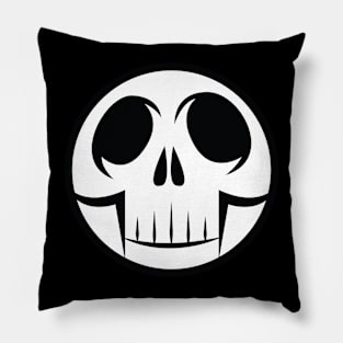 Circle Skull Pillow