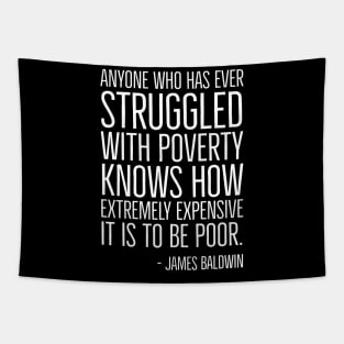 Black History, James Baldwin Quote, Poverty, African American, Civil Rights Tapestry