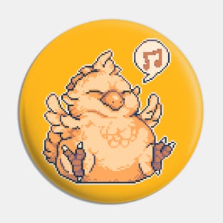 Fat Chocobo | Pixel Art Pin