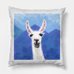 The Smiling Llama Pillow