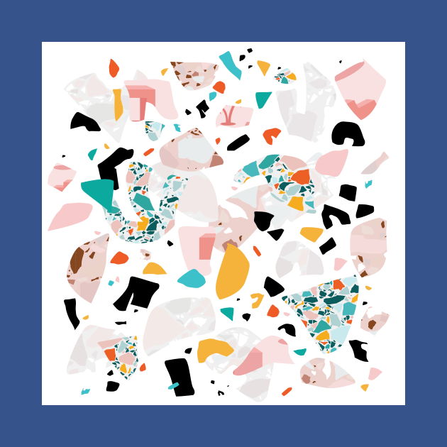 Mixed Mess I. / Collage, Terrazzo, Colorful by matise