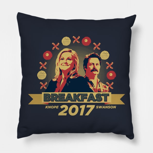 Breakfast 2017 Pillow by Migs