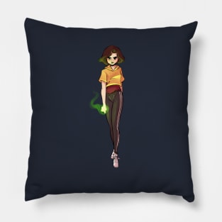 Jane, Spirit Warrior Pillow