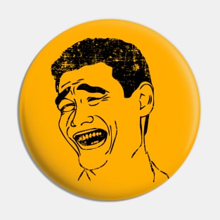 Me la suda - yao ming meme face - grunge design Pin