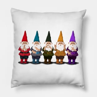 Hangin with my Gnomies, the Lineup Pillow