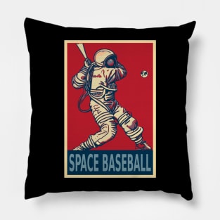 Astronaut Baseball Player Pillow