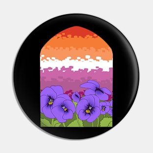 Lesbian pride Pin