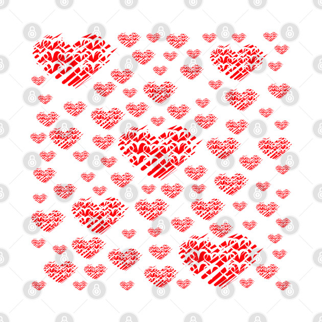 Love Hearts - Design 6 by Aekasit weawdee