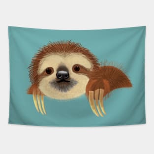 Cute Sloth Tapestry