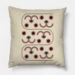 Cute animal face seamless pattern Pillow