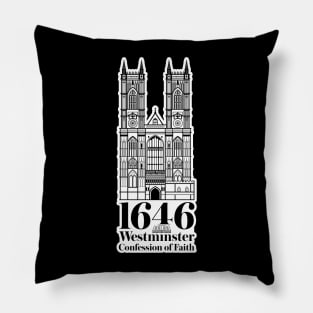 Reformed christian art. 1646 The Westminster Confession of Faith. Pillow