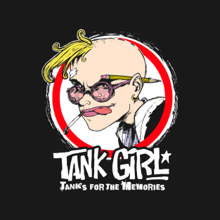 Tank Girl Circle (Black Print) T-Shirt