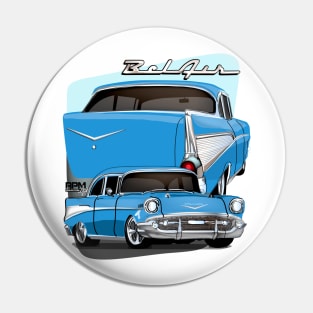 1957 Chevrolet Bel Air Chevy BelAir Trifive Muscle Car Pin