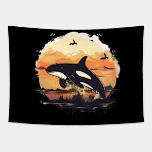 Orca Whale Tshirt, Killer Whale Shirt, Marine Biology Beach Marine Biologist Gifts, Ocean Conservation Environmental Tee, Animal Vintage Tapestry