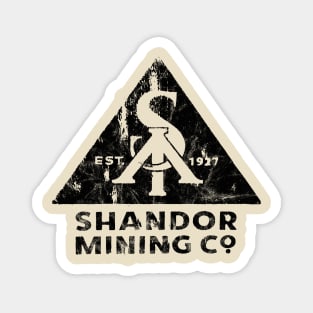 Shandor Mining Co. (Black) Magnet