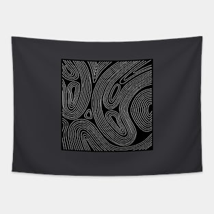 Lines On Black Tapestry