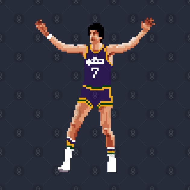 Pete Maravich Pixel by qiangdade