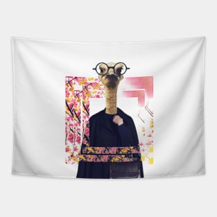 Ostrich Geek On Fleek Tapestry