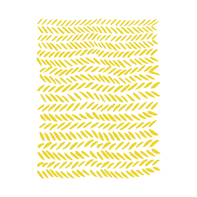 Watercolor knitting pattern - yellow by wackapacka