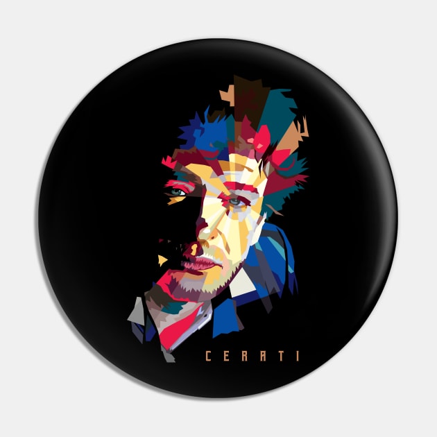 Gustavo Cerati Soda Stereo Pin by Sauher