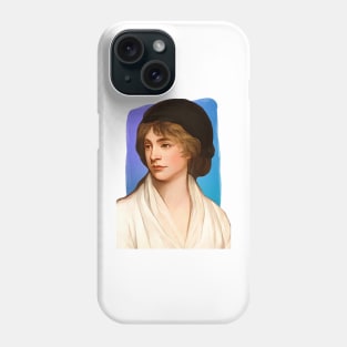 British Writer Mary Wollstonecraft illustration Phone Case