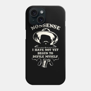 Tombstone Doc Holiday I Have Not Yet Begun To Defile Myself Phone Case