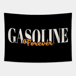 Gasoline Forever Funny Black Tapestry