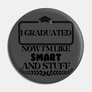 Class of 2024 Senior Graduation Gifts Funny Graduate 2024 T-Shirt Pin