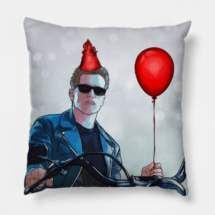 Terminator - Happy Birthday Dickwad Pillow