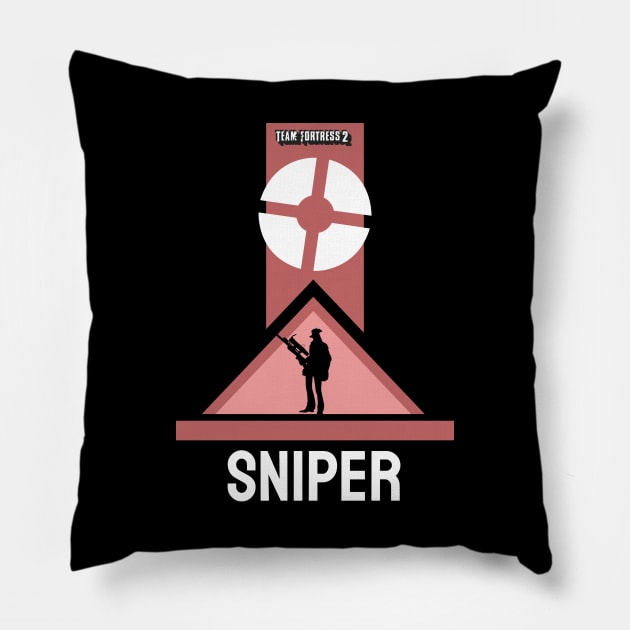 Sniper Team Fortress 2 Pillow by mrcatguys