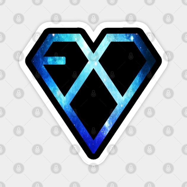 Exo Logo Galaxy Magnet by hallyupunch