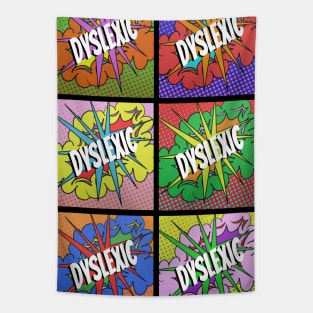 Pop Art Dyslexia Tapestry