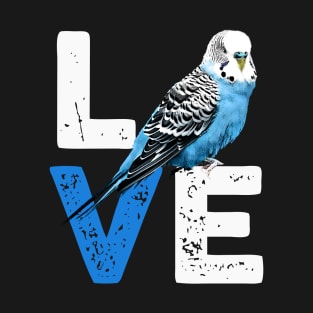 English Budgie Love funny T-Shirt