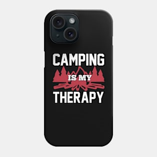 Camping Is My Therapy T Shirt For Women Men Phone Case