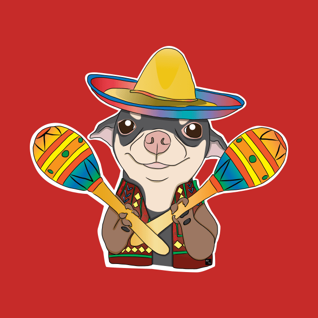 Chihuahua Maracas by AltTabStudio