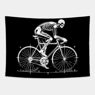 bicycle skeleton anatomy Tapestry