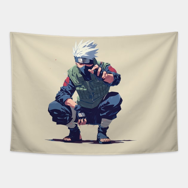 kakashi Tapestry by Stephanie Francoeur Art