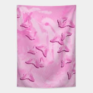 Pretty in pink butterflies Tapestry