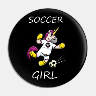 Soccer Girl Quote Pin