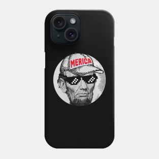 Abraham Lincoln MERICA cool Phone Case