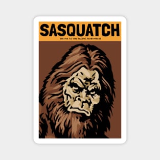 Sasquatch Native to the Pacific Northwest Magnet