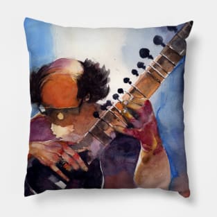 The sitar player Pillow