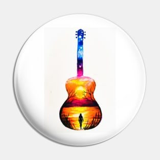 A guitar and a story Pin