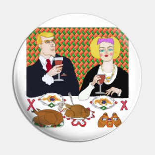 American Thanksgiving Dinner Pin