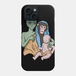 Alien Monkey Human Phone Case