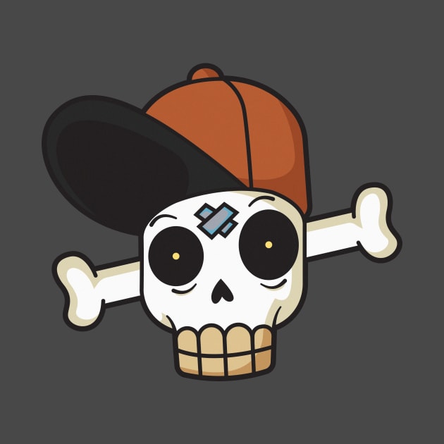 skull head and hat by dadudoz