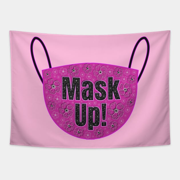 Mask Up To Protect Others Tapestry by wotshesez