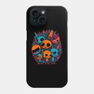 Little Aliens Squad Phone Case